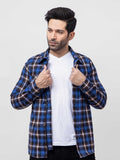 Men's Blue Casual Shirt - FMTS21-31520