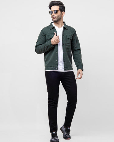 Men's Green Jacket - FMTJW21-008