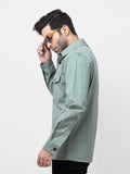 Men's Light Teal Green Jacket - FMTJS21-003