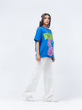 Women's Royal Blue Graphic Tee - FWTGT23-045