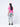 Women's Pink & White Classic Tee - FWTGT23-021