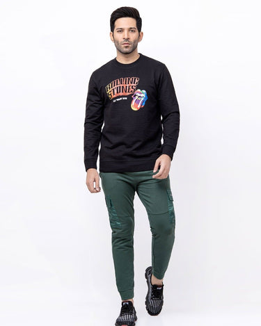 Men's Black Sweatshirt - FMTSS21-007