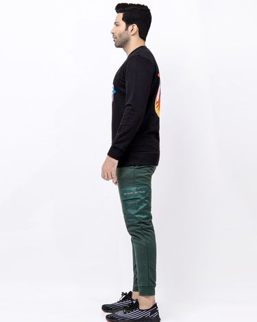 Men's Black Sweatshirt - FMTSS21-007