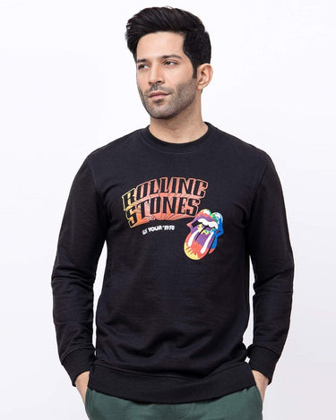 Men's Black Sweatshirt - FMTSS21-007