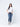 Women's Light Brown & White Classic Tee - FWTGT23-020