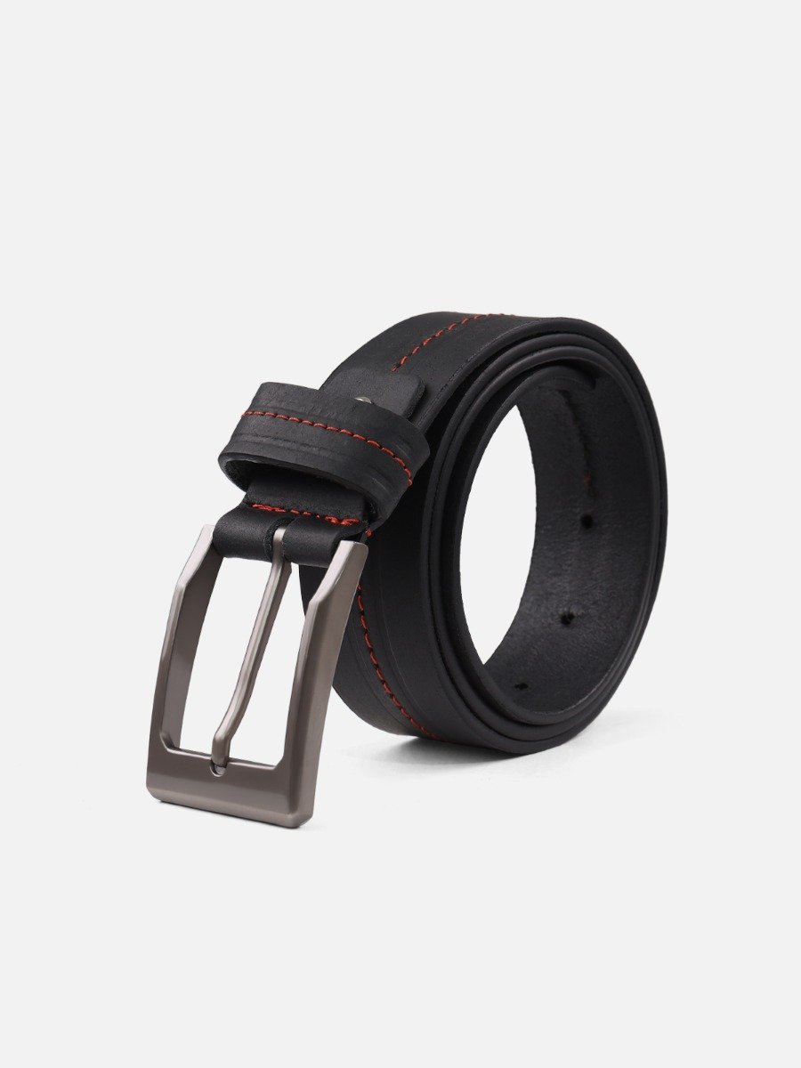 Black Leather Belt - FALB22-009