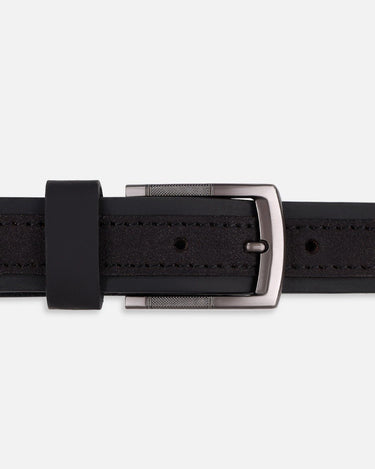 Black Leather Belt - FALB22-010