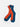 Orange & Light Blue Crew Socks - FAMSO21-067