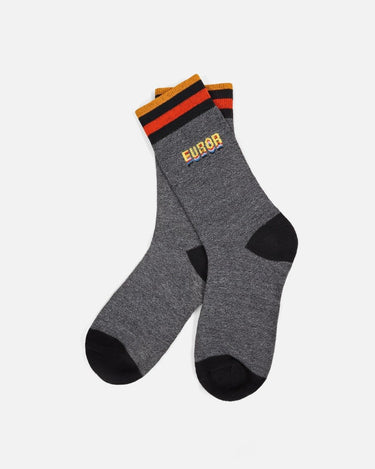 Dark Heather Grey Crew Socks - FAMSO21-050