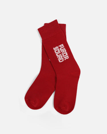 Red Crew Socks - FAMSO21-059