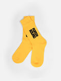 Yellow Crew Socks - FAMSO21-054