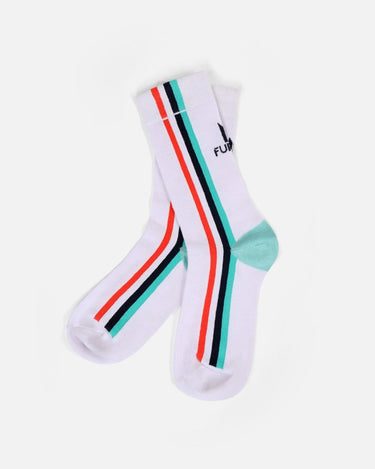 White Crew Socks - FAMSO21-070