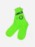 Neon & Green Crew Socks - FAMSO21-047