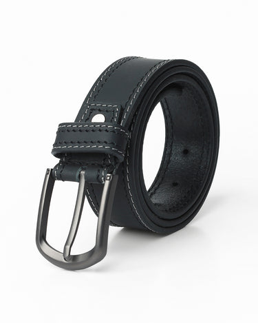 Black Leather Belt - FALB22-003