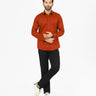 Men's Maroon Casual Shirt - FMTS22-31660