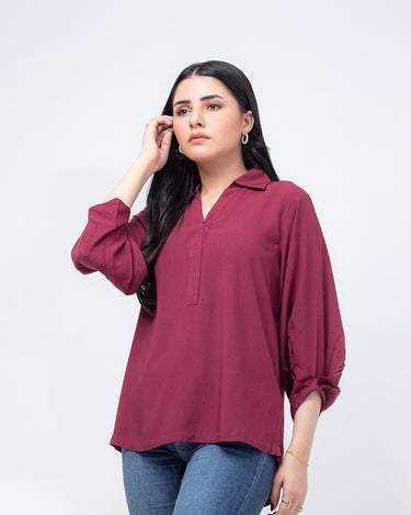 Women's Magenta Top - FWTTB23-028