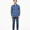 Men's Blue Casual Shirt - FMTS22-31739