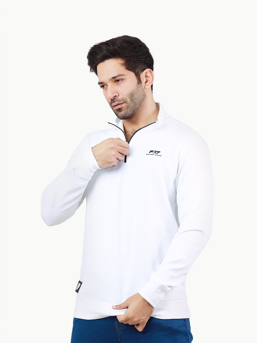 Men's White Sweatshirt - FMTSS22-014
