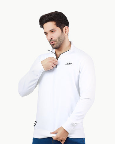 Men's White Sweatshirt - FMTSS22-014