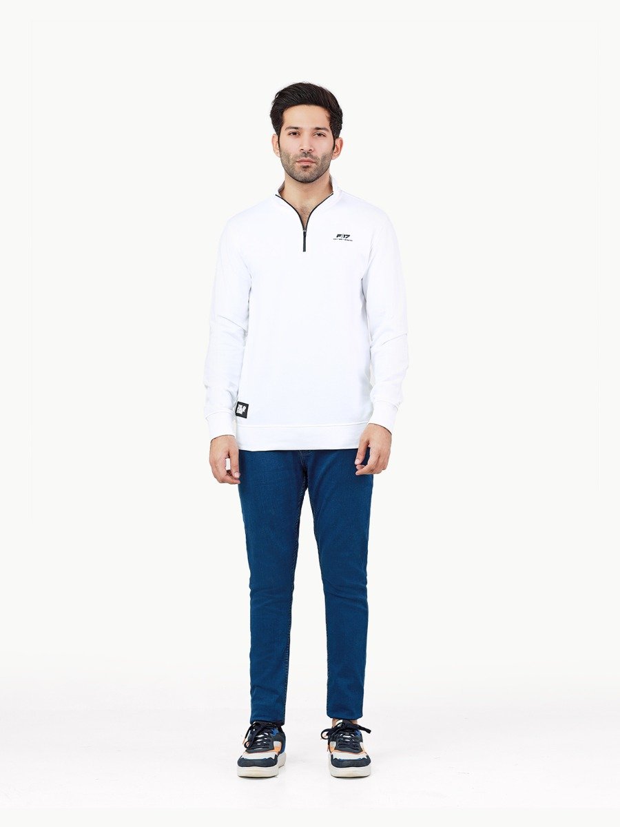 Men's White Sweatshirt - FMTSS22-014