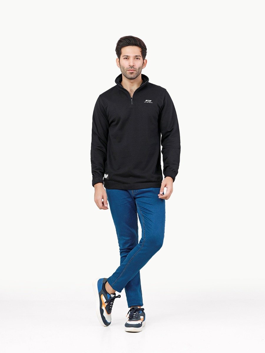 Men's Black Sweatshirt - FMTSS22-015