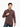 Men's Black & Rust Casual Shirt - FMTS22-31704