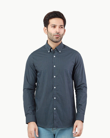 Men's Dark Navy Casual Shirt - FMTS22-31706