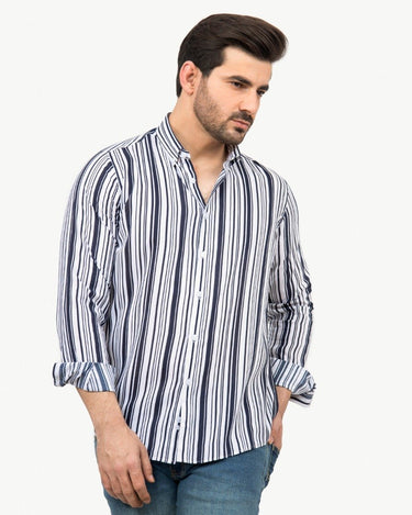 Men's White Casual Shirt - FMTS22-31560