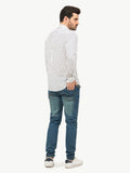 Men's White Casual Shirt - FMTS22-31559