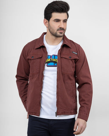 Men's Beet Red Jacket - FMTJW21-009