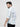 Men's White & Blue Casual Shirt - FMTS21-31516