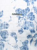 Men's White & Blue Casual Shirt - FMTS21-31516