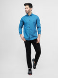 Men's Turquoise Casual Shirt - FMTS21-31517