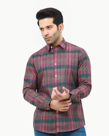 Men's Violet Casual Shirt - FMTS22-31762