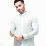 Men's White Casual Shirt - FMTS22-31631