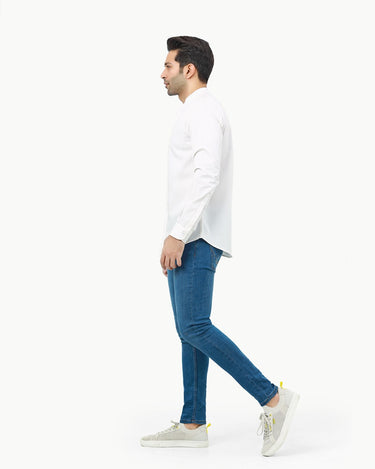 Men's Off White Casual Shirt - FMTS22-31761