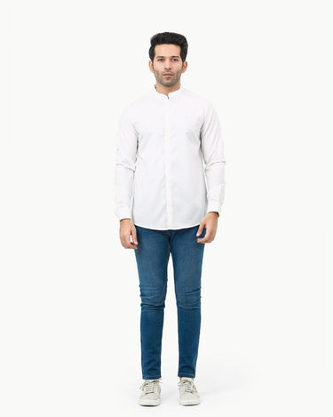 Men's Off White Casual Shirt - FMTS22-31761