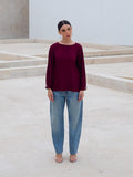 Women's Maroon Top - FWTTB23-001