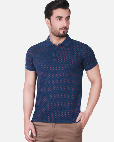 Men's Blue Polo Shirt - FMTTS17-17188