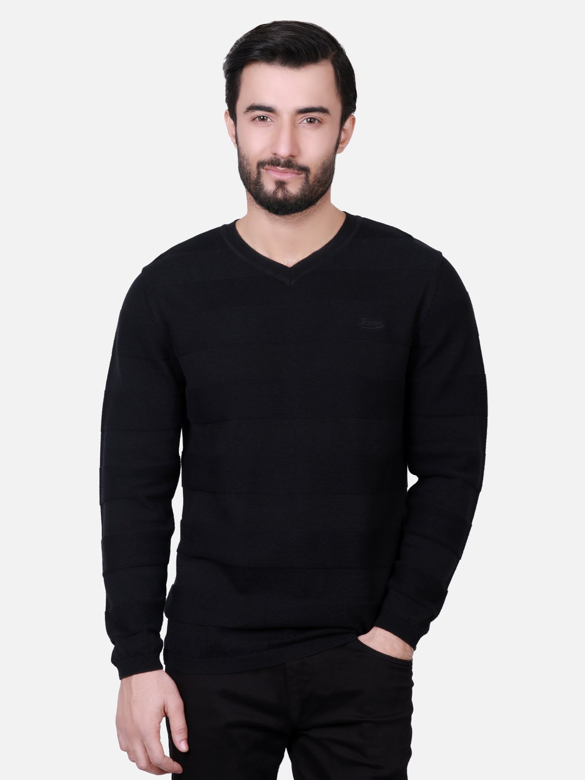 Men's Black Sweatshirt - FMTSWT17-17208