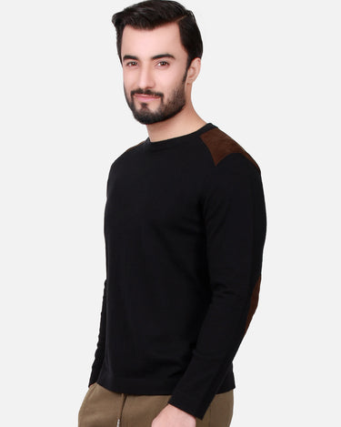 Men's Black Sweater - FMTSWT17-17220