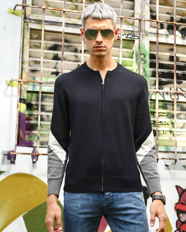 Men's Deep Blue Sweatshirt - FMTSS18-17230