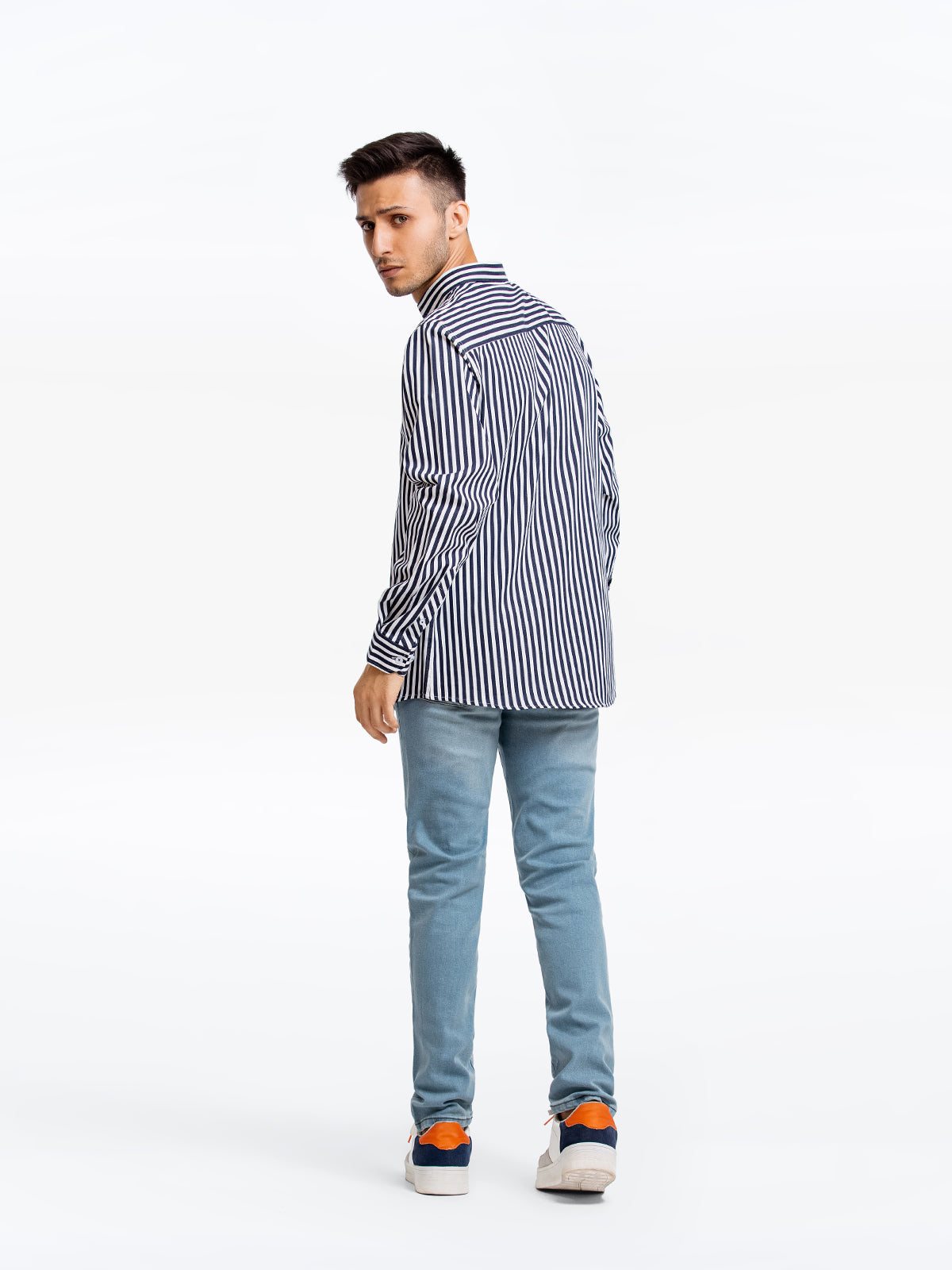 Bengal Striped Stretch Shirt - FMTS23-32019