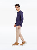 Full Sleeve V Neck Basic Tee - FMTBF23-016