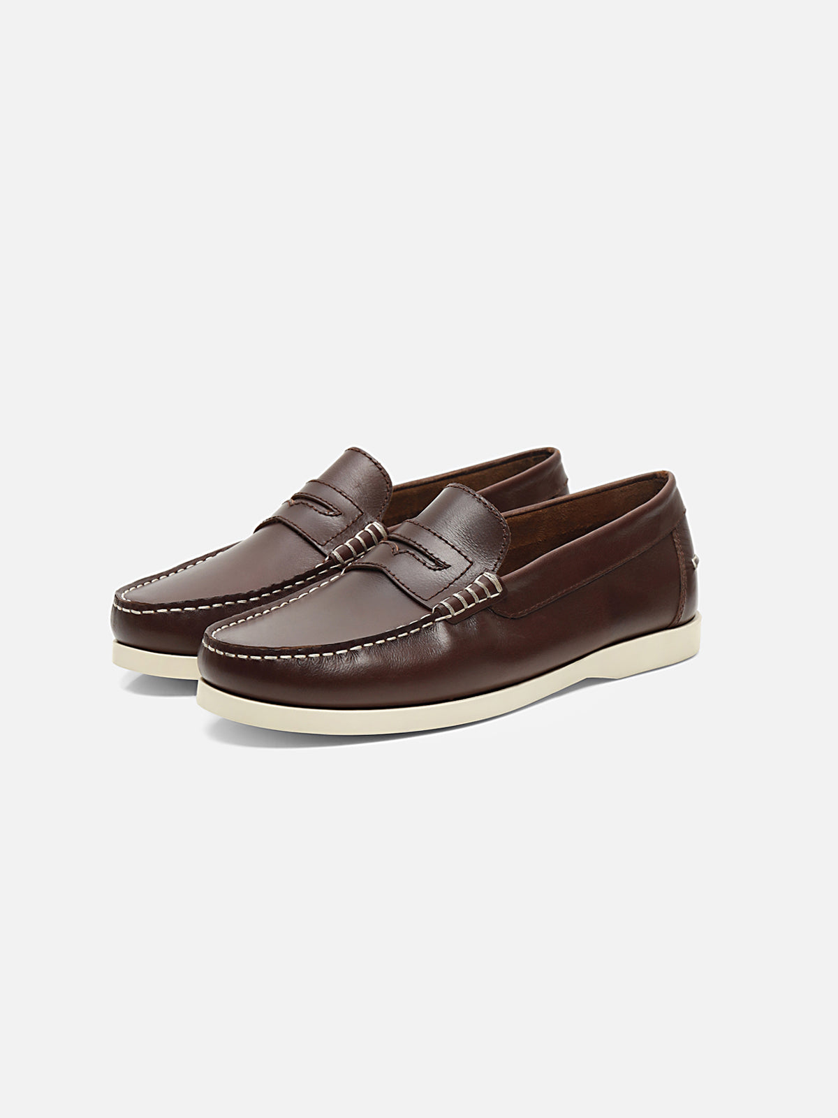 Leather Penny Loafer Shoe - FAMS24-038