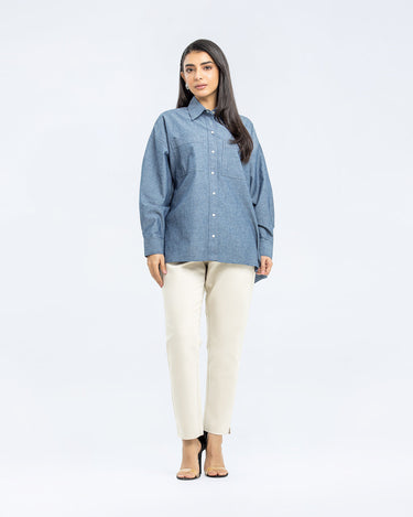 Relax Fit Button Up Shirt - FWTS23-156