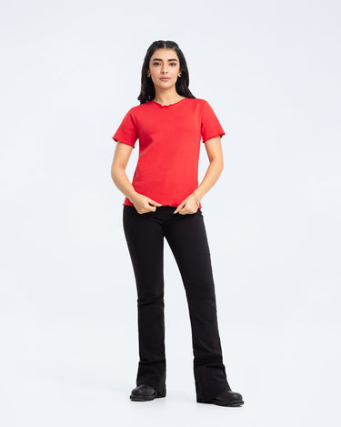 Boxy Fit Basic Tee - FWTBT23-048