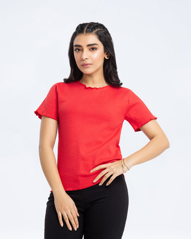 Boxy Fit Basic Tee - FWTBT23-048