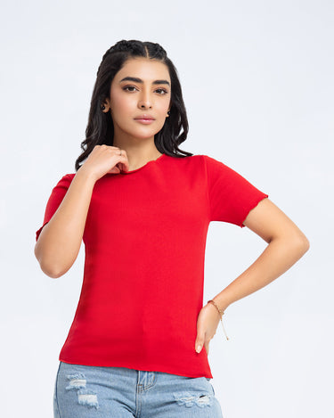 Boxy Fit Basic Tee - FWTBT23-050