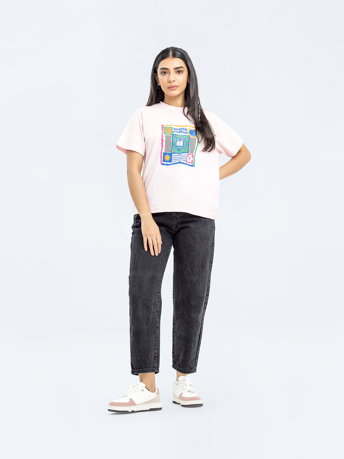 Boxy Fit Graphic Tee - FWTGT24-063